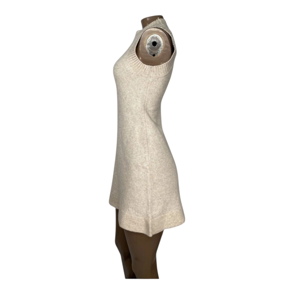 DH new York Rosa Knit Marled Wool-Blend Dress Size Small (4-6) Color Oat beige - Picture 4 of 12